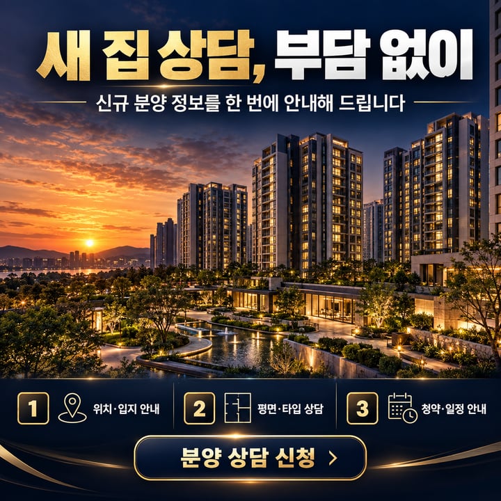 분양 상담 광고 소재 예시